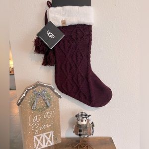 NEW! UGG Home Collection Stocking.